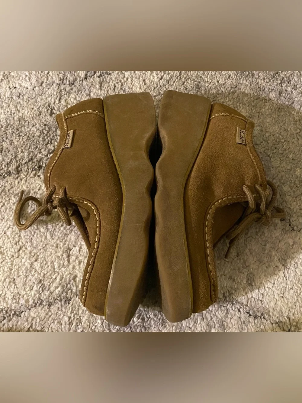 Mudd Lace Up Chunky Oxford Platform Shoes Size 8-8.5, 90’s Y2K